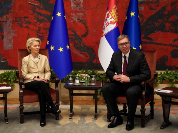 Leyen sa Vučićem: Stav EU sloboda, a ne represija
