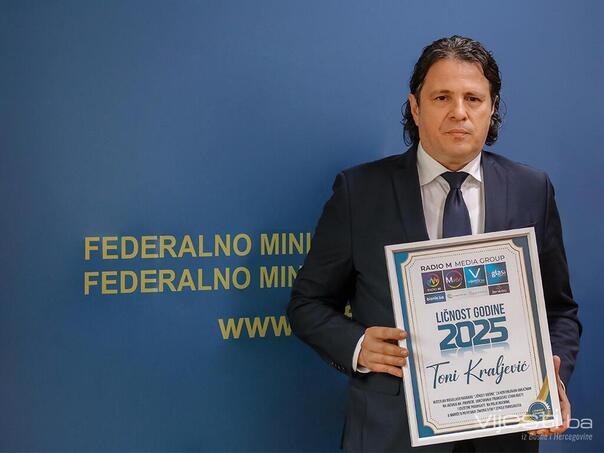 Ličnost godine po izboru Vijesti.ba: Toni Kraljević