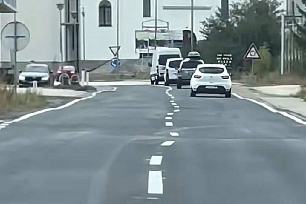 Linije na bh. cesti nasmijale internet: "Brat je bio na tri promila"