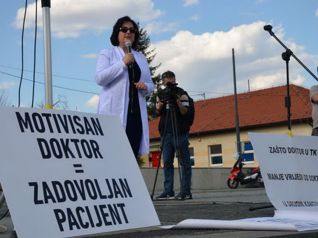 Ljekari u Tuzlanskom kantonu od 18. maja stupaju u generalni štrajk