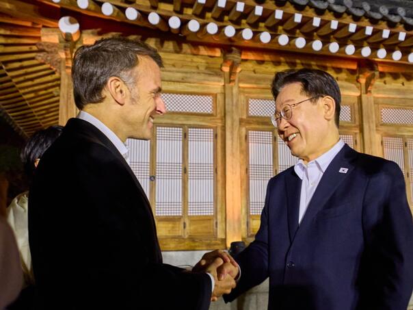 Macron i južnokorejski predsjednik dogovorili saradnju zbog Hormuškog moreuza