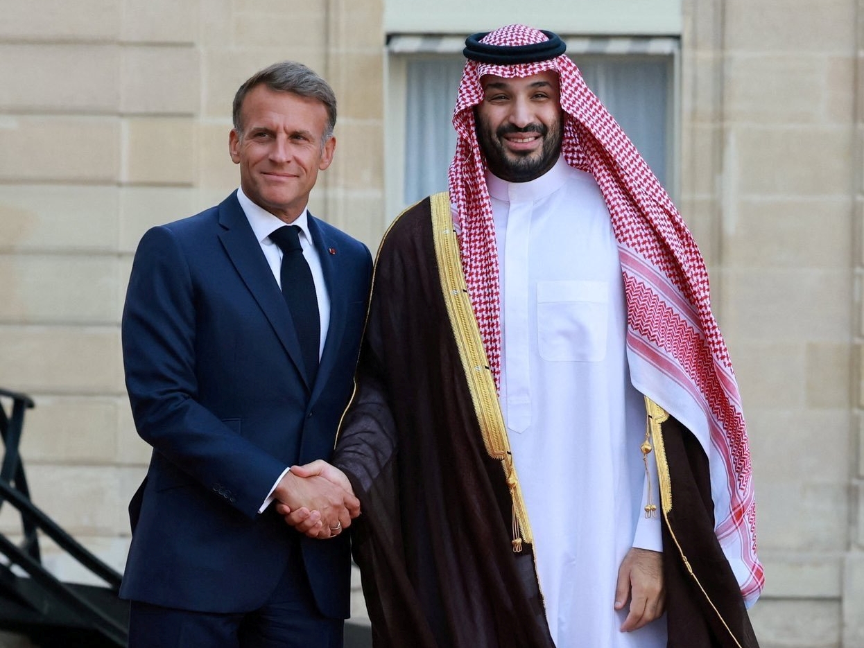 Macron u Elizejskoj palači dočekao saudijskog prijestolonasljednika