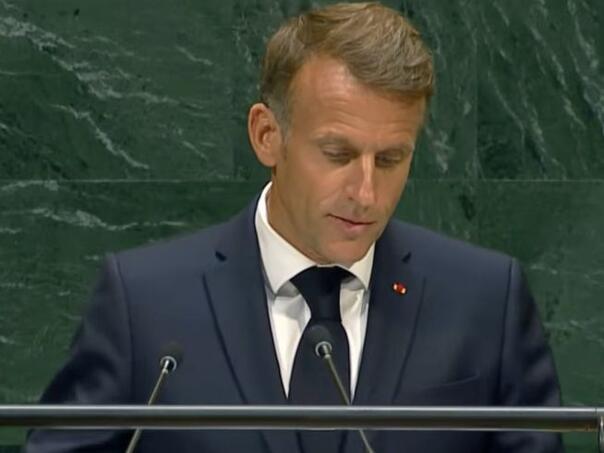 Macron u UN-u kritikovao Trumpovu politiku prema Gazi