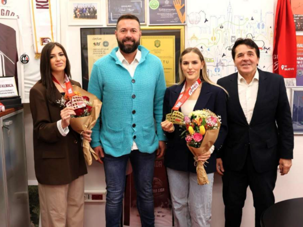 Magoda čestitao sestrama Sipović na medaljama osvojenim u Rimu