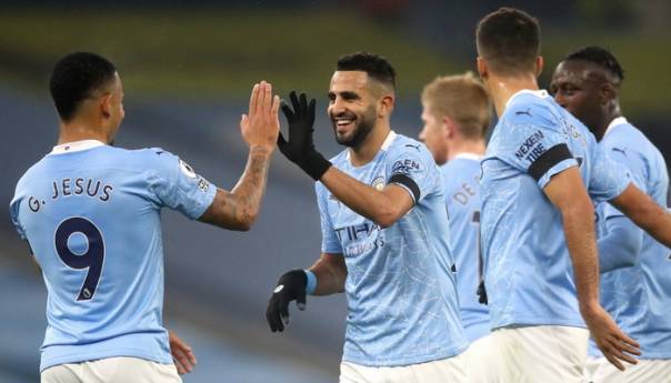 Manchester City razbio Burnley, Mahrez postigao hat-trick