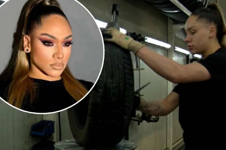 Manekenka mijenja gume: Mia (18) prva vulkanizerka u Zadru