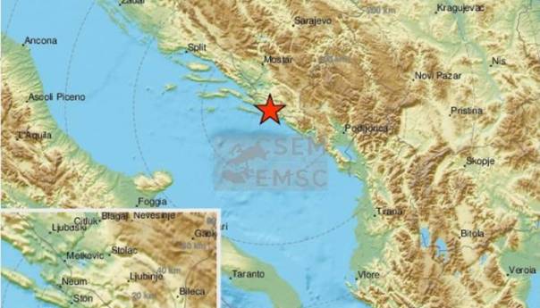 Manji potres zatresao Dubrovnik