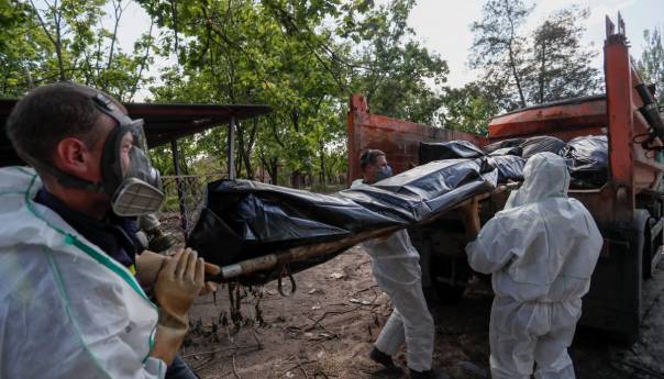 Mariupolj: Pronađena masovna grobnica s tijelima ukrajinskih vojnika