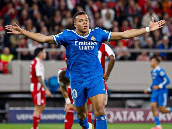 Mbappe zablistao: Četiri gola u trijumfu Real Madrida