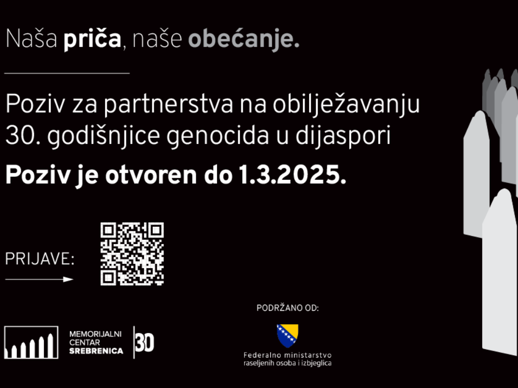 MC Srebrenica poziva dijasporu na saradnju povodom 30. godišnjice genocida