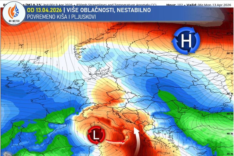 Meteorolozi najavili: U BiH stiže 