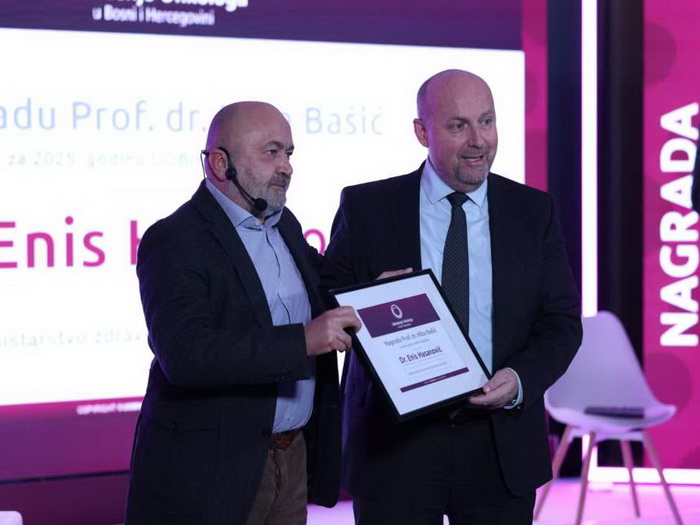 Ministar Hasanović dobitnik glavne nagrade "Prof.dr. Hiba Bašić" za 2025. godinu