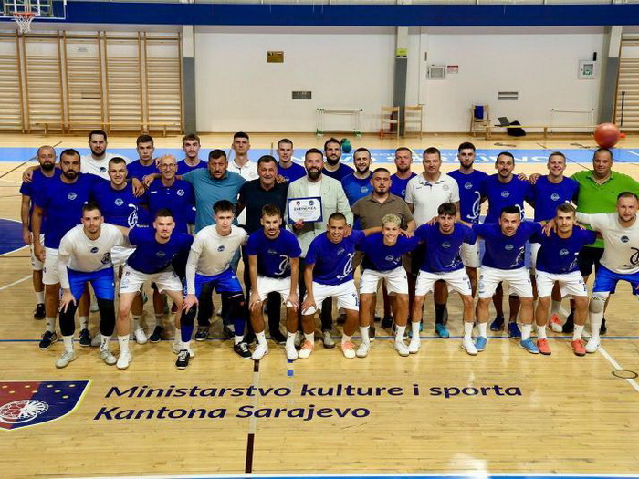 Ministar Magoda posjetio trening Futsal kluba Željezničar uoči nove sezone