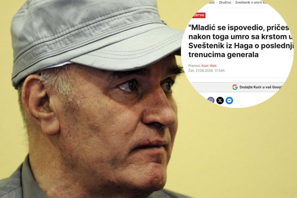 Mitomanija u ekstazi: Zločinac Mladić "ispovjedio se i umro s krstom u ruci"