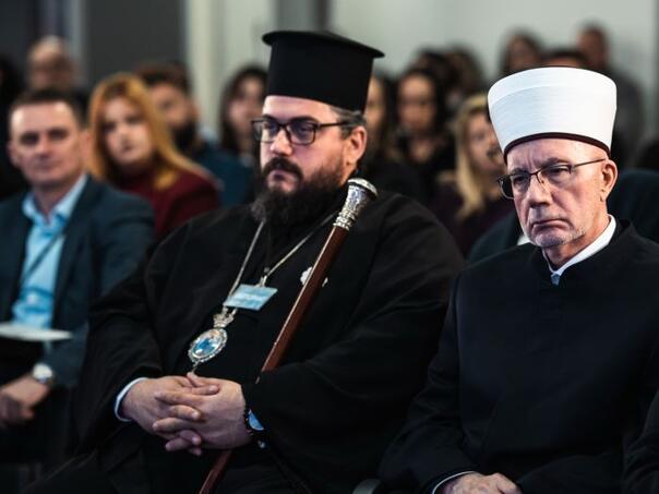 Mitropolit Boris i muftija Fazlović zajedno u Srebrenici