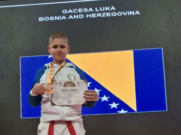 Mladi Banjalučanin osvojio medalju za BiH na Balkanskom karate prvenstvu