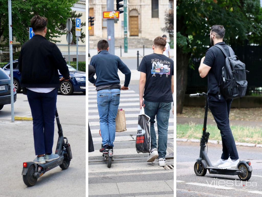 Mobitel u ruci, bez kacige, po dvoje: Sarajlije ogorčene zbog električnih romobila