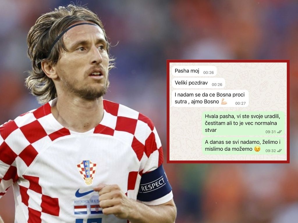 Modrić uputio podršku Zmajevima: Ajmo, Bosno!