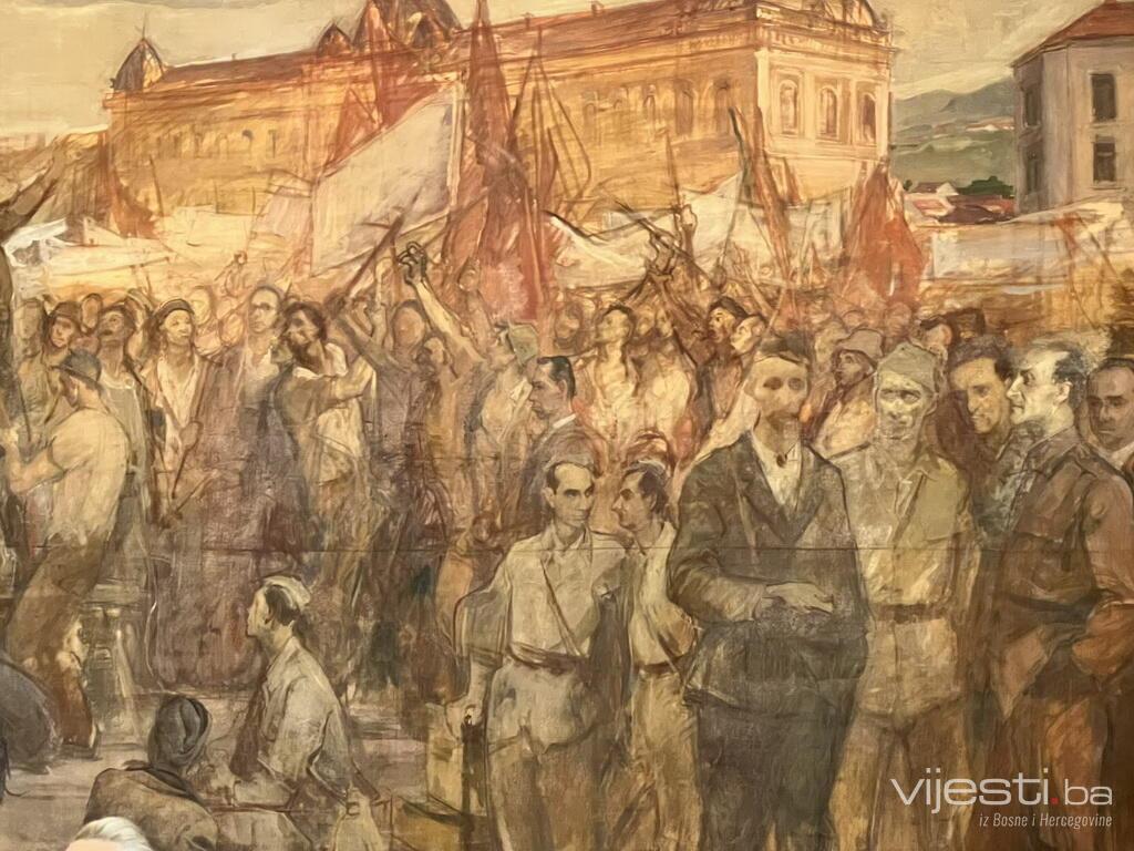 U novom sjaju: Završena restauracija Mujezinovićevog remek-djela "Oslobođenje Tuzle 1943."