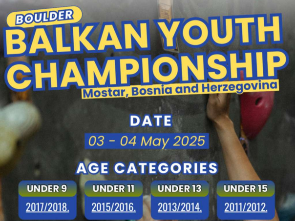 Mostar domaćin Balkanskog prvenstva sportskog penjanja za mlađe kategorije