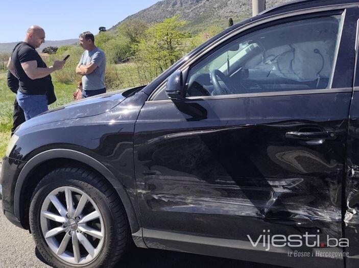 Mostar: Dvije nesreće u 50 metara, četiri povrijeđene osobe