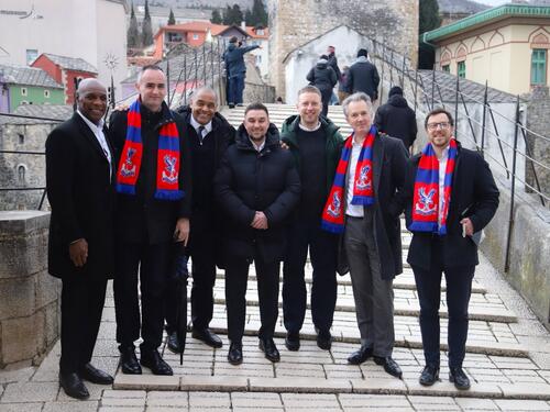 Mostar pokazao gostoprimstvo: Ambasador Reilly i predstavnici Crystal Palacea oduševljeni
