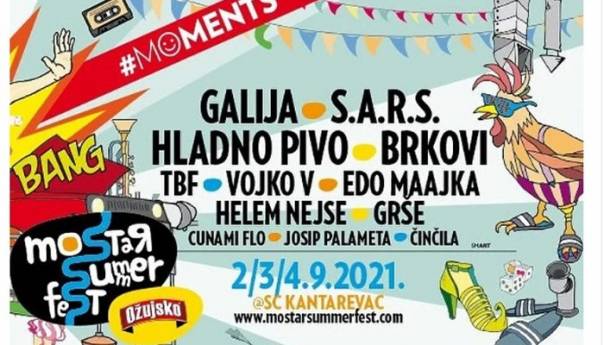 Mostar Summer Fest: Stižu Edo Maajka, Hladno pivo i mnogi drugi