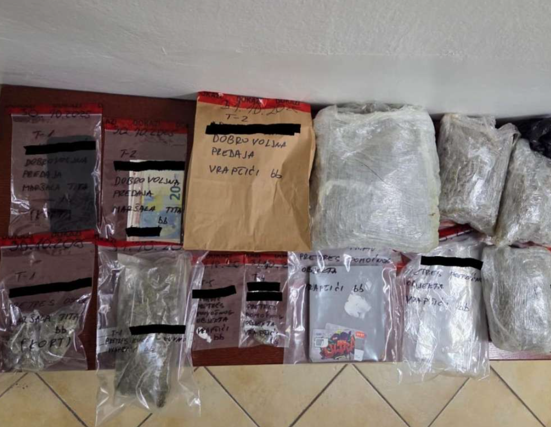 Mostar: Uhapšene tri osobe u akciji suzbijanja droga