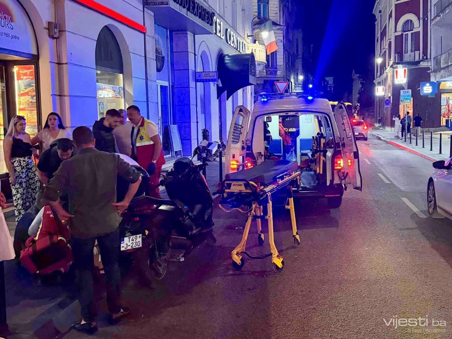 Motorista udario djevojku u centru Sarajeva