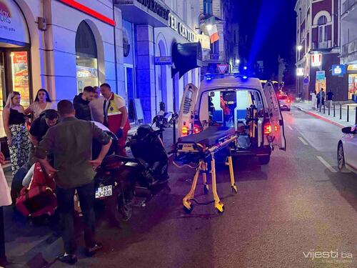 Motorista udario djevojku u centru Sarajeva