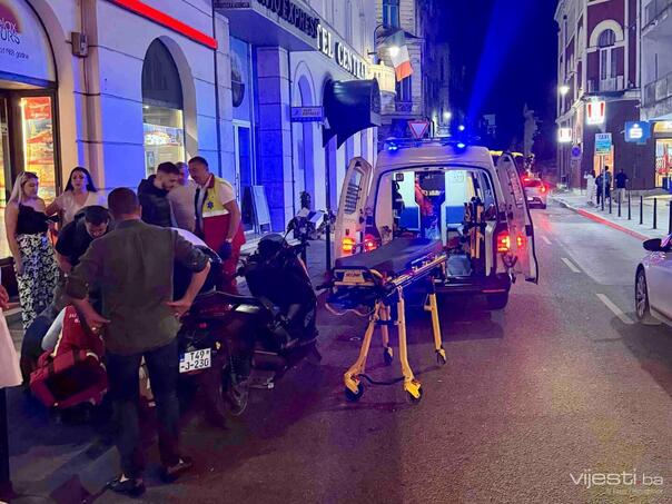 Motorista udario djevojku u centru Sarajeva