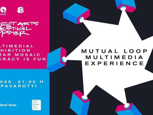 Multimedijalna instalacija na Street Arts Festivalu u Mostaru