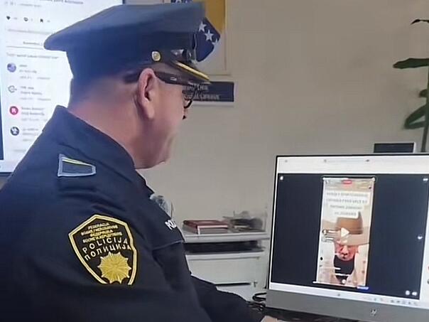 MUP TK pretresao tiktokera koji je objavljivao snimke u policijskoj uniformi