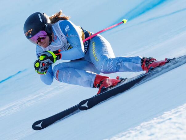 Muzaferija 45. u spustu u Tarvisiju, pobjeda Delago