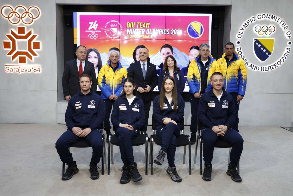 Muzaferija i Šljivić nose zastave BiH na ZOI "Milano Cortina 2026"