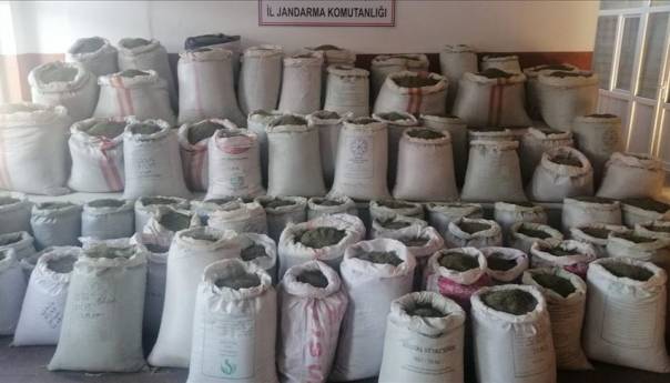 Na jugoistoku Turske zaplijenjena 1,1 tona marihuane i 49 kilograma hašiša