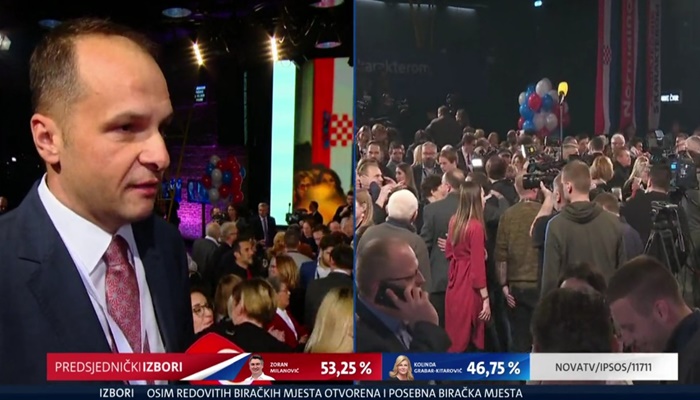Nakon anketa: Euforija u štabu Milanovića, muk u štabu HDZ-a