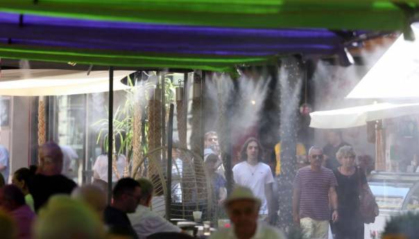 Narandžasto upozorenje zbog visokih vrijednosti temperature zraka