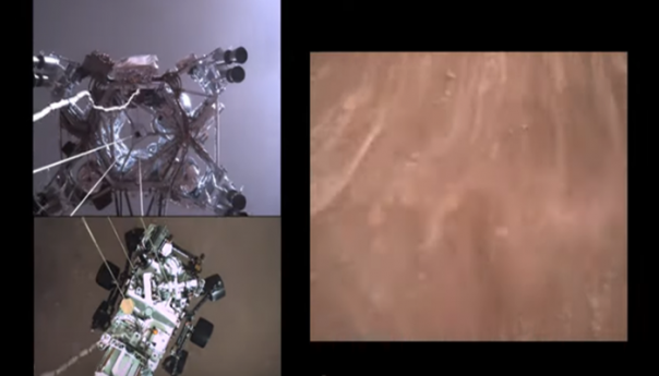 NASA objavila snimak slijetanja rovera na Mars