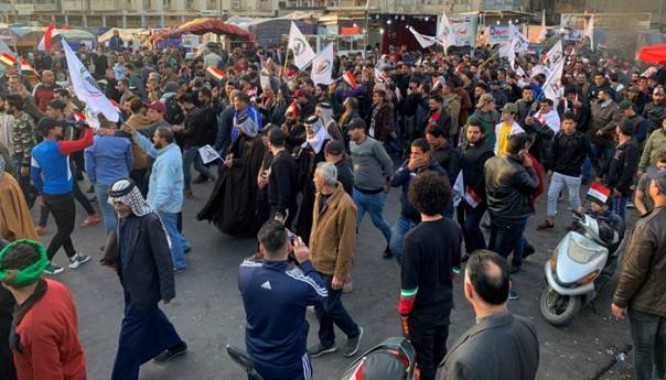 Nastavljeni protesti u Iraku ispred američke ambasade