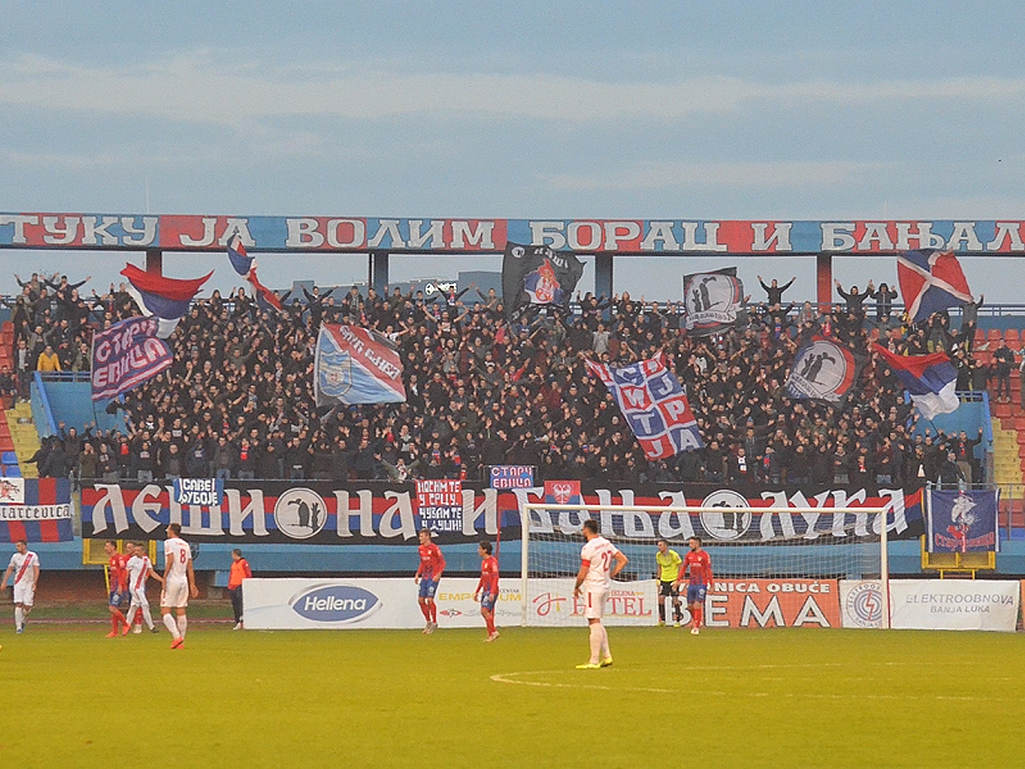 Navijačima Borca zabranjen ulazak na stadion sa obilježjima