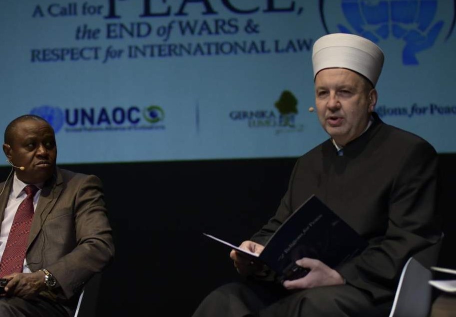 Nedžad Grabus na skupu 'Poziv na mir' Alijanse civilizacija UN-a i Religije za mir