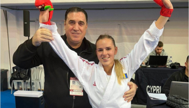 Nejra Sipović u finalu Evropskog prvenstva u Larnaki