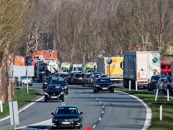 Nesreća u Danskoj: Sudar lokalnih vozova, hitne službe na terenu