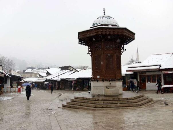 Nestabilno vrijeme sa snijegom ili susnježicom, u nizinama kiša