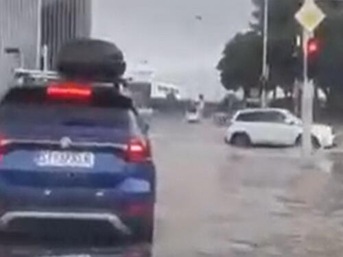 Nevrijeme u Hrvatskoj, poplavljene ulice u Splitu