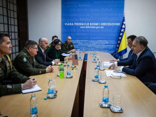 Nikšić i Lakić s američkim zvaničnicima: Sigurnost i nove investicije na stolu