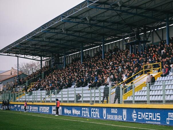 NK Široki Brijeg o incidentu: Manijaci su prvi počeli sa zapaljivim porukama