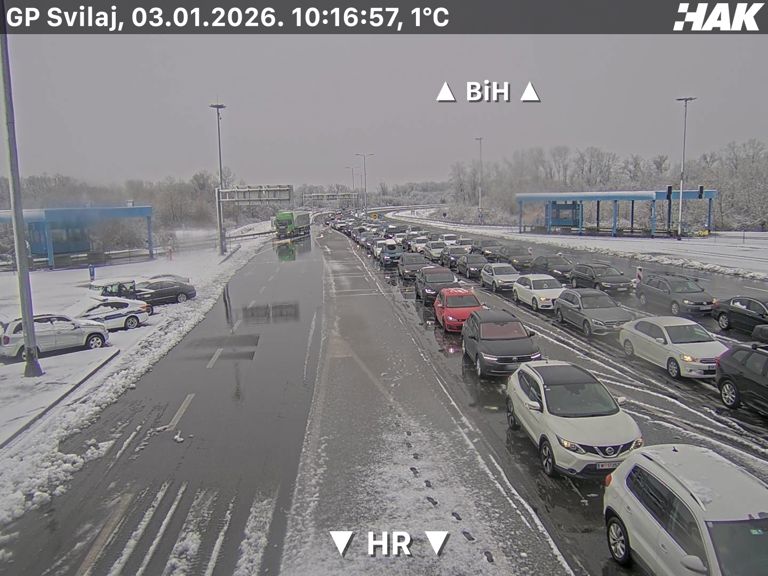 Nove gužve na granici sa Hrvatskom, čeka se preko sat i po