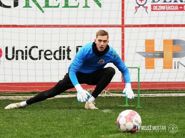 Novi čuvar mreže na treninzima Veleža